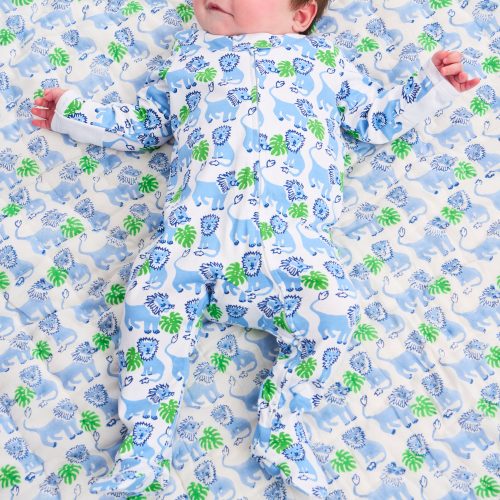 Infant Leo The Lion Zipper Footie