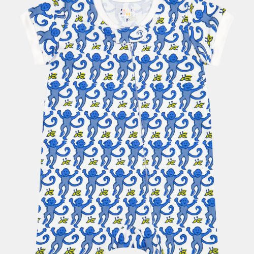 Infant Monkey Short Sleeve Onesie