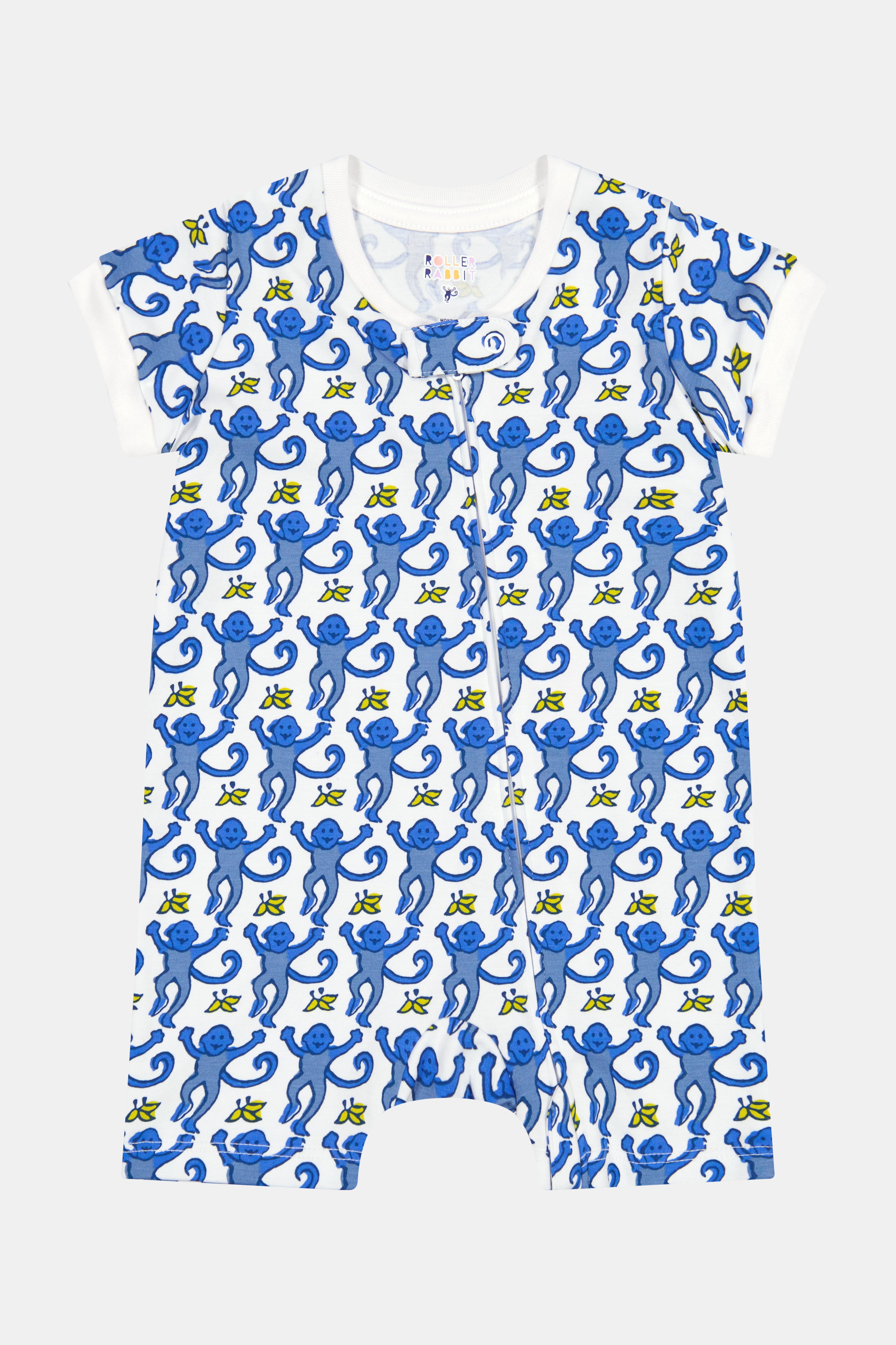 Infant Monkey Short Sleeve Onesie