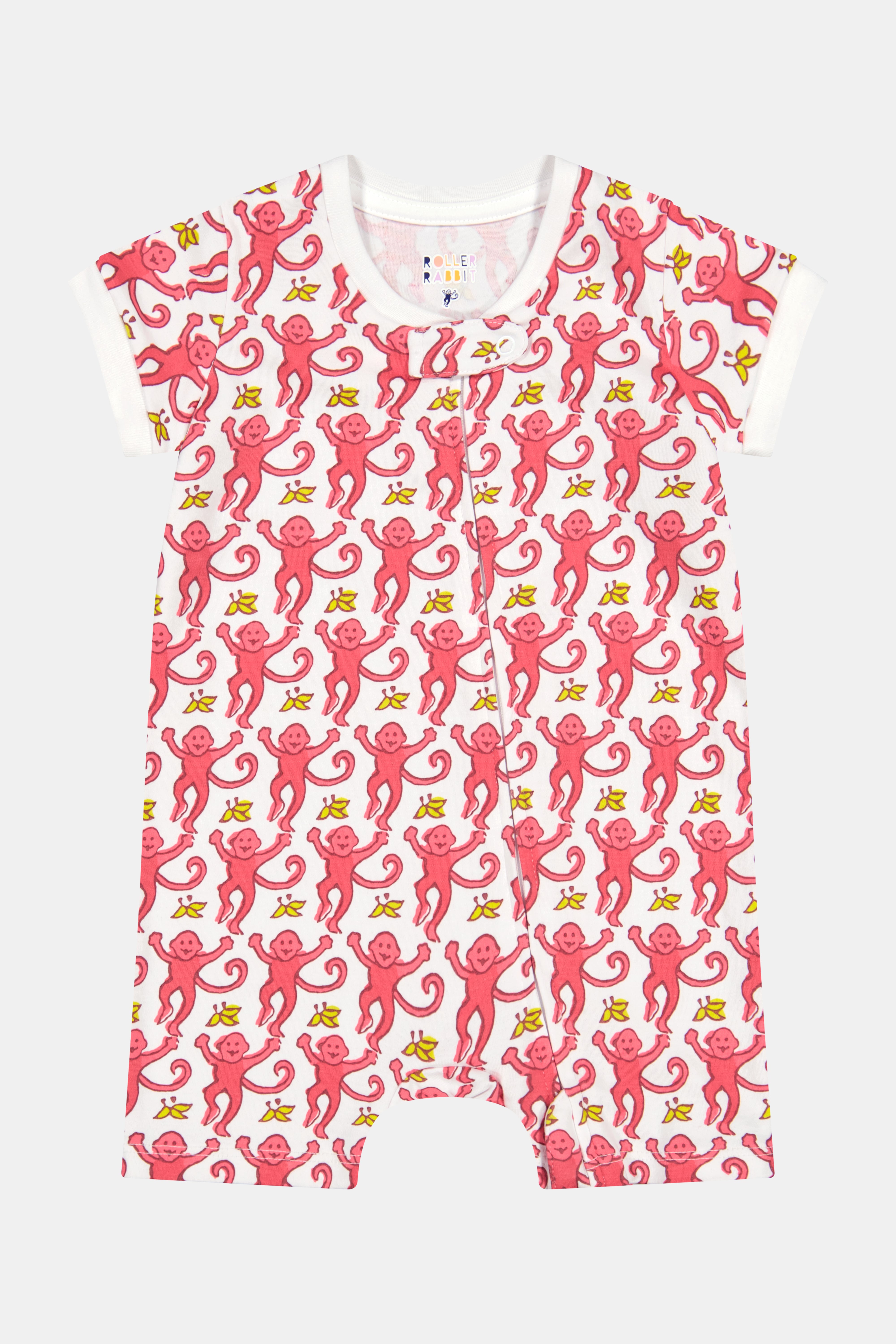 Infant Monkey Short Sleeve Onesie
