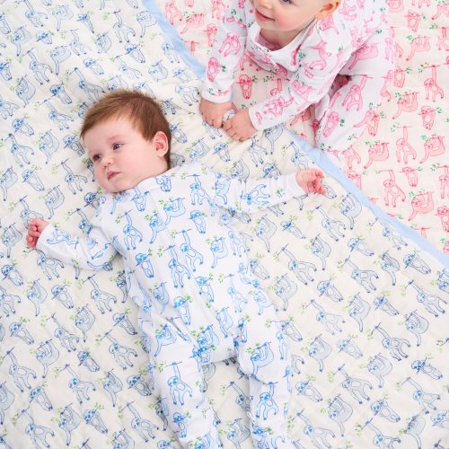 Sleepy Sloth Baby Quilt