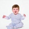 Infant Hearts Zipper Footie