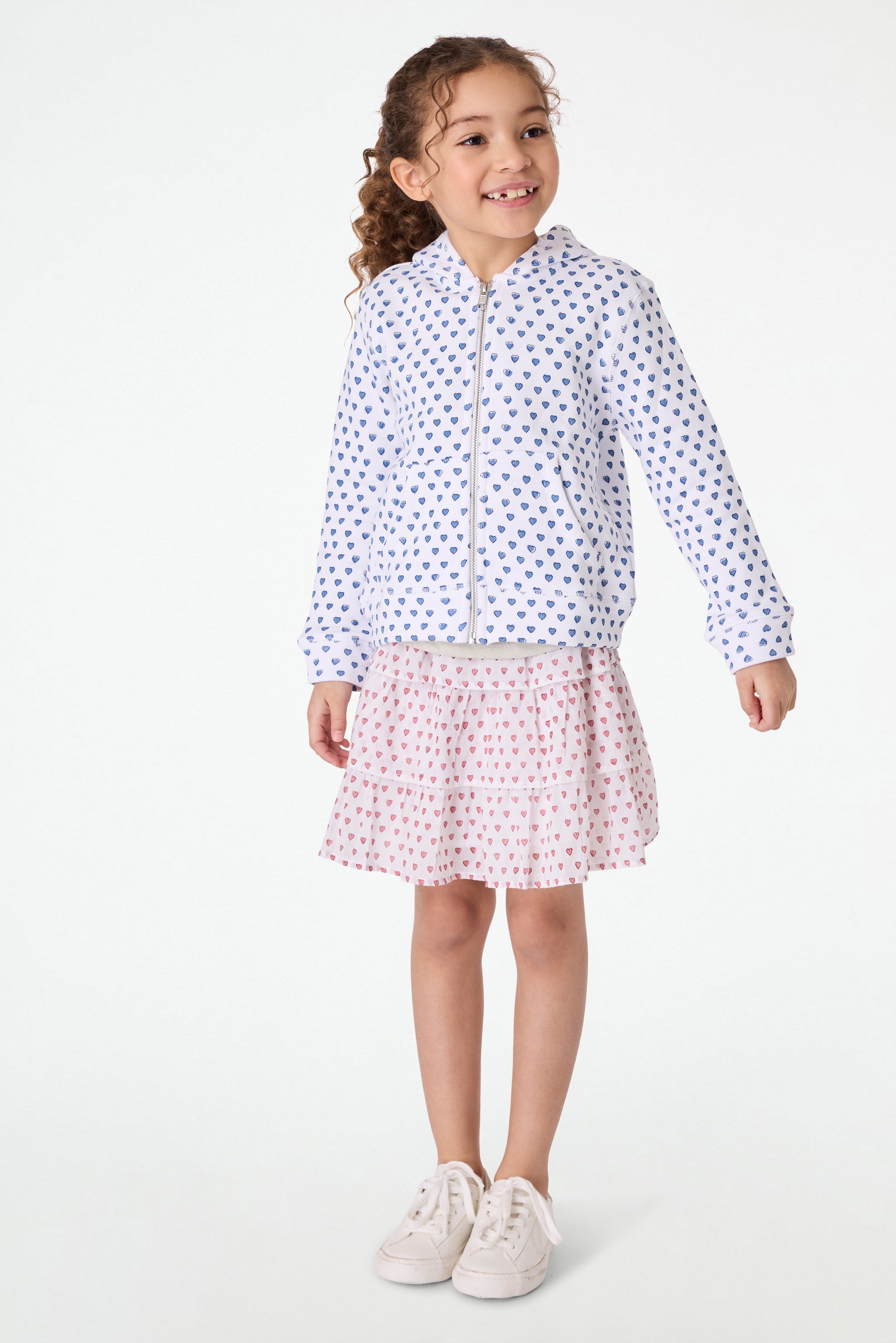 Kids Hearts Harley Hoodie