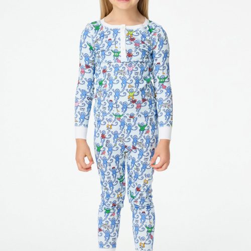 Kids Greenwich Monkey Pajamas