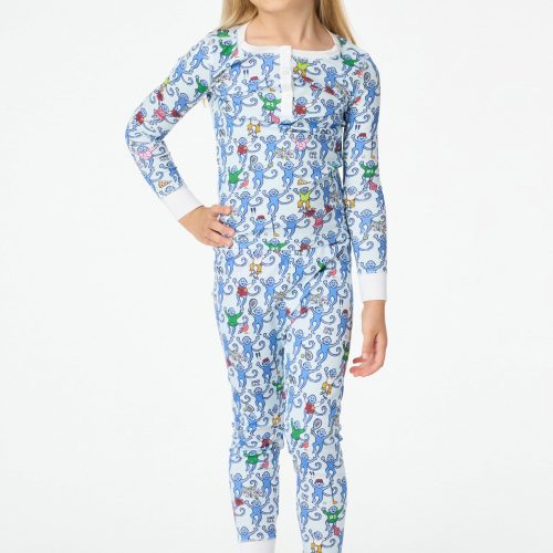 Kids Greenwich Monkey Pajamas