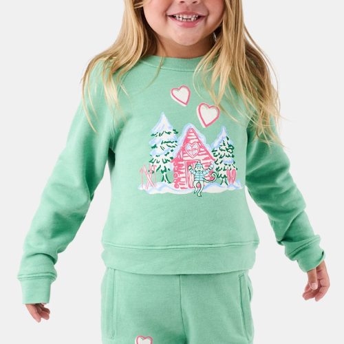 Kids Cozy Cabin Crewneck