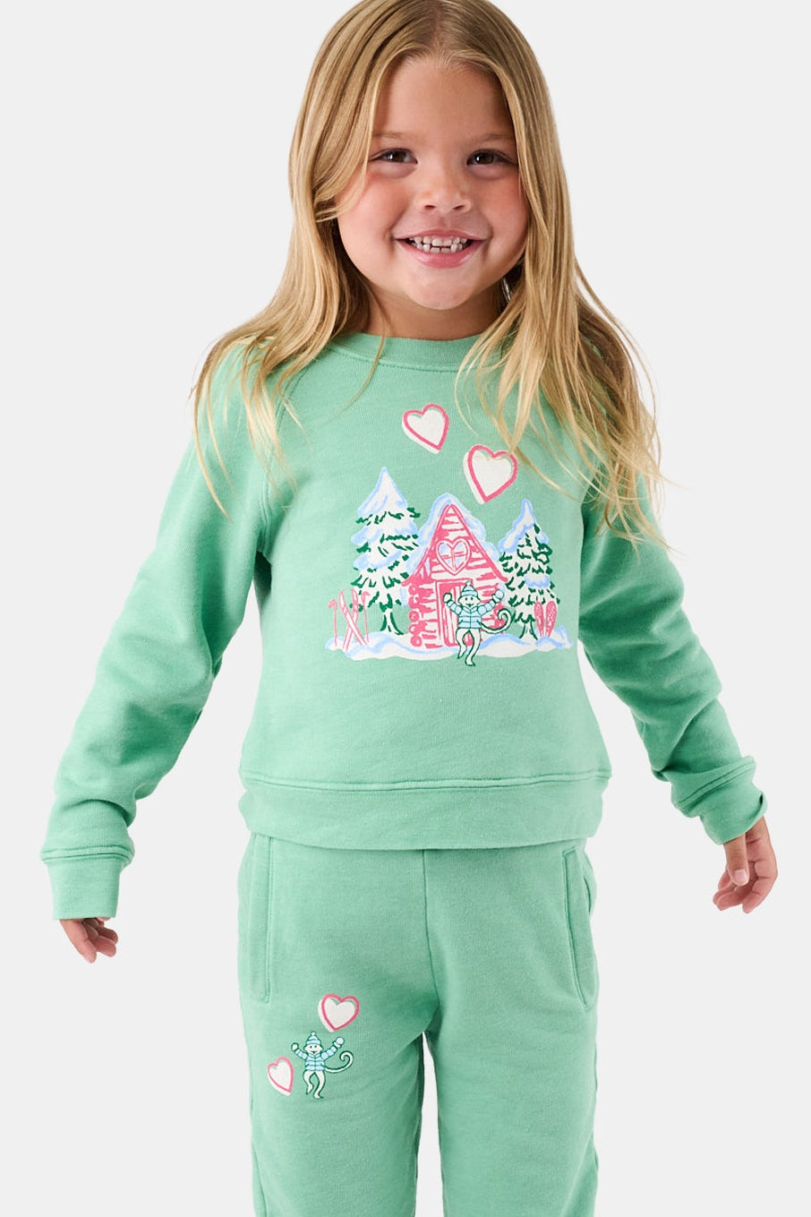 Kids Cozy Cabin Crewneck