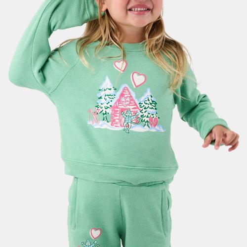 Kids Cozy Cabin Crewneck