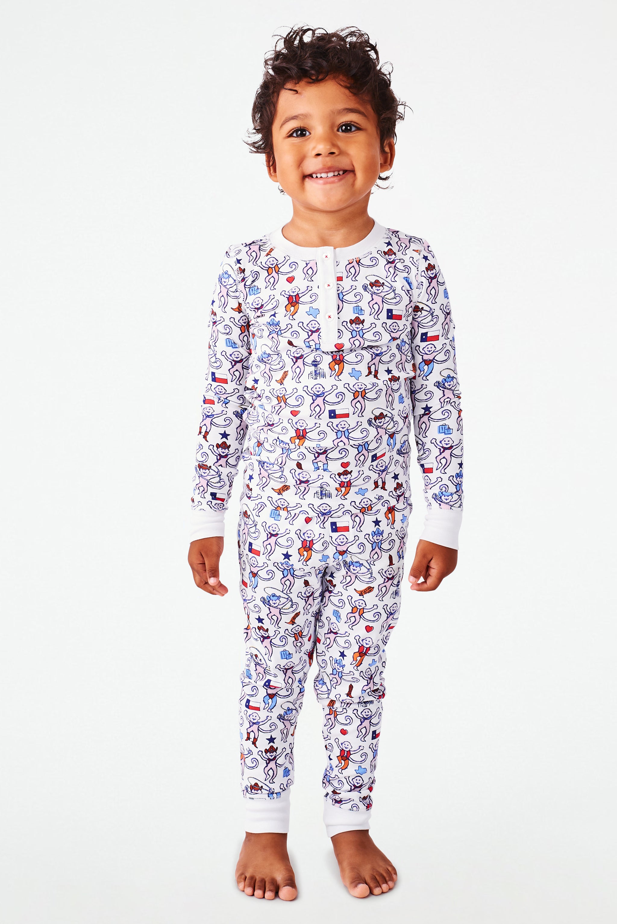 Kids Dallas Monkey Pajamas