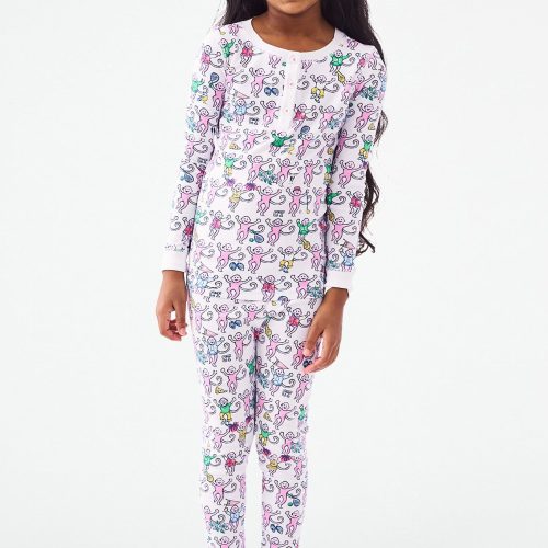 Kids CT Monkey Pajamas