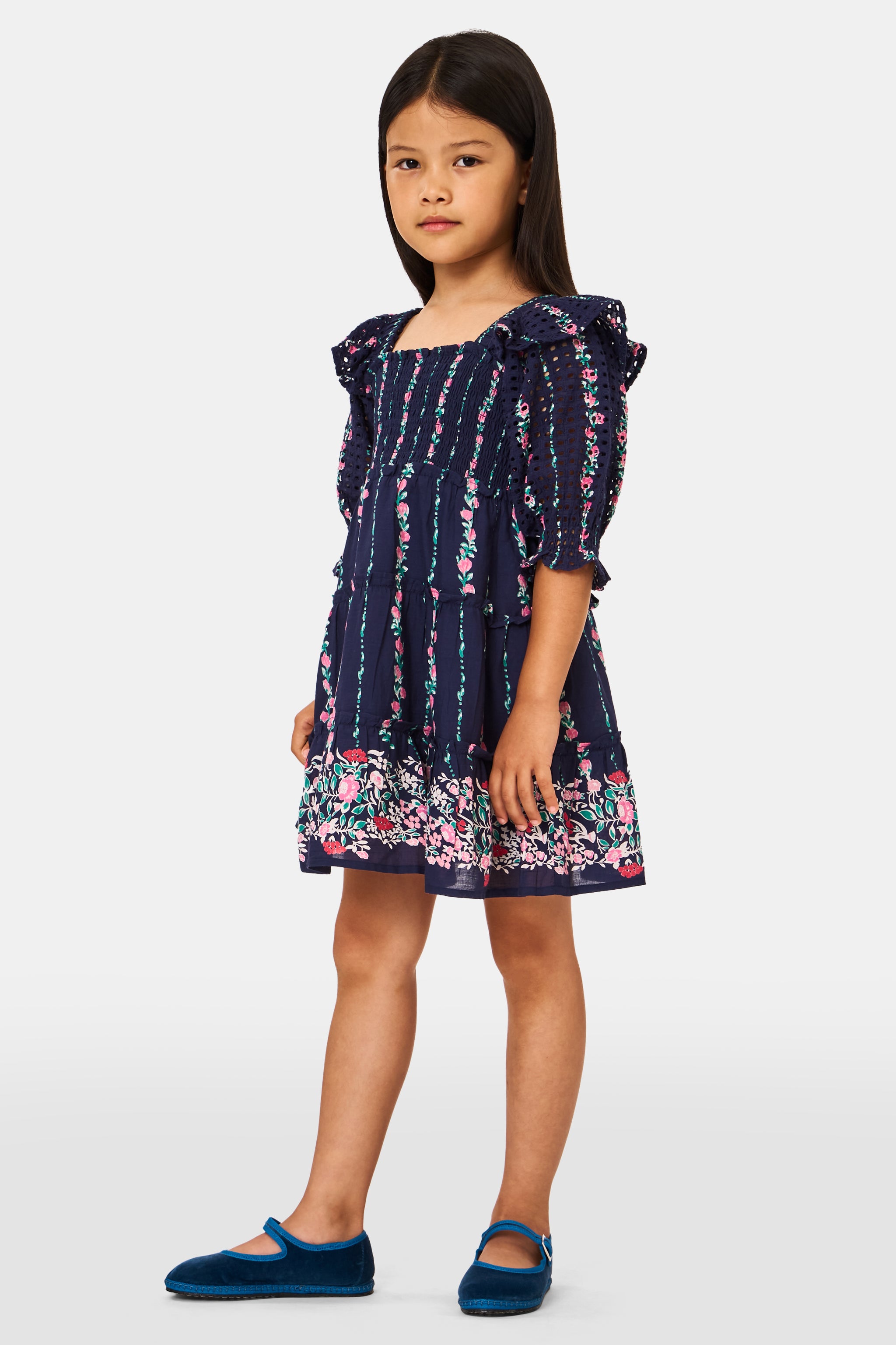 Kids Alba Eyelet Ciera Dress