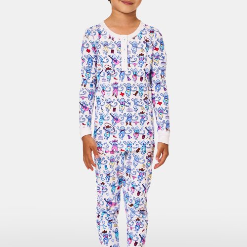 Kids Austin Monkey Pajamas