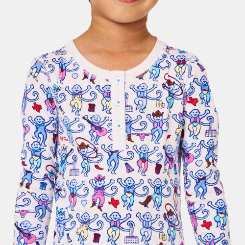 Kids Austin Monkey Pajamas
