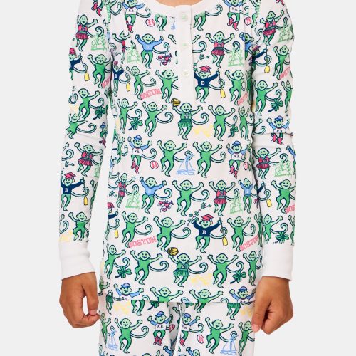 Kids Boston Monkey Pajamas