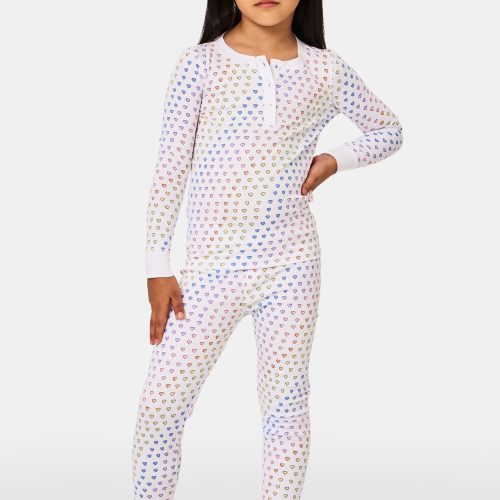 Kids Disco Hearts Pajamas
