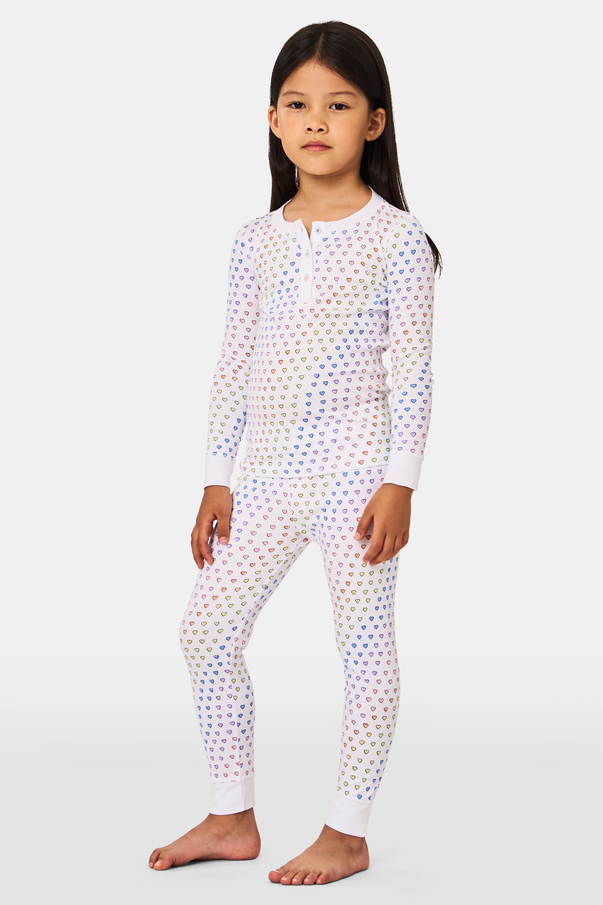 Kids Disco Hearts Pajamas