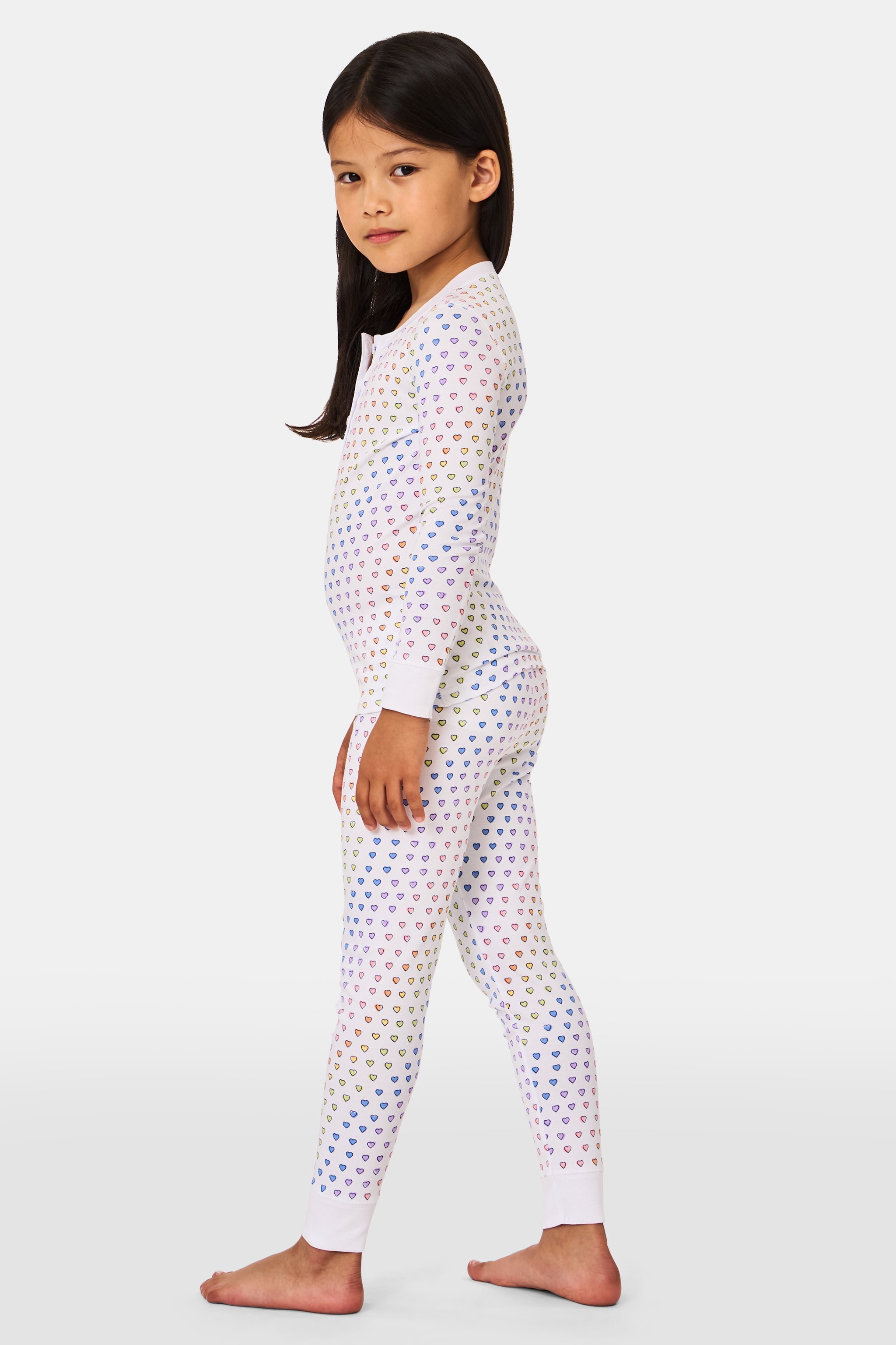 Kids Disco Hearts Pajamas