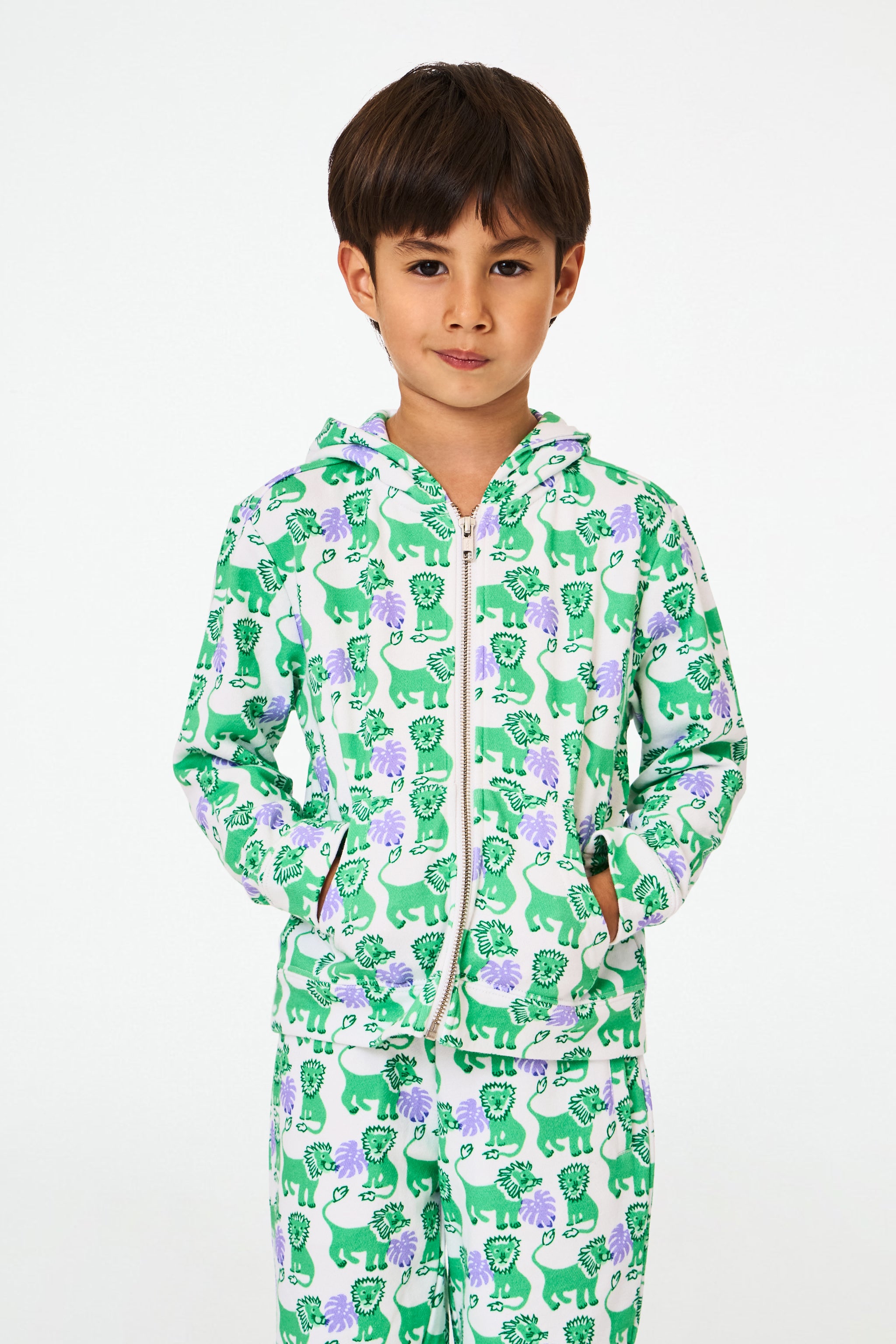 Kids Leo The Lion Harley Hoodie