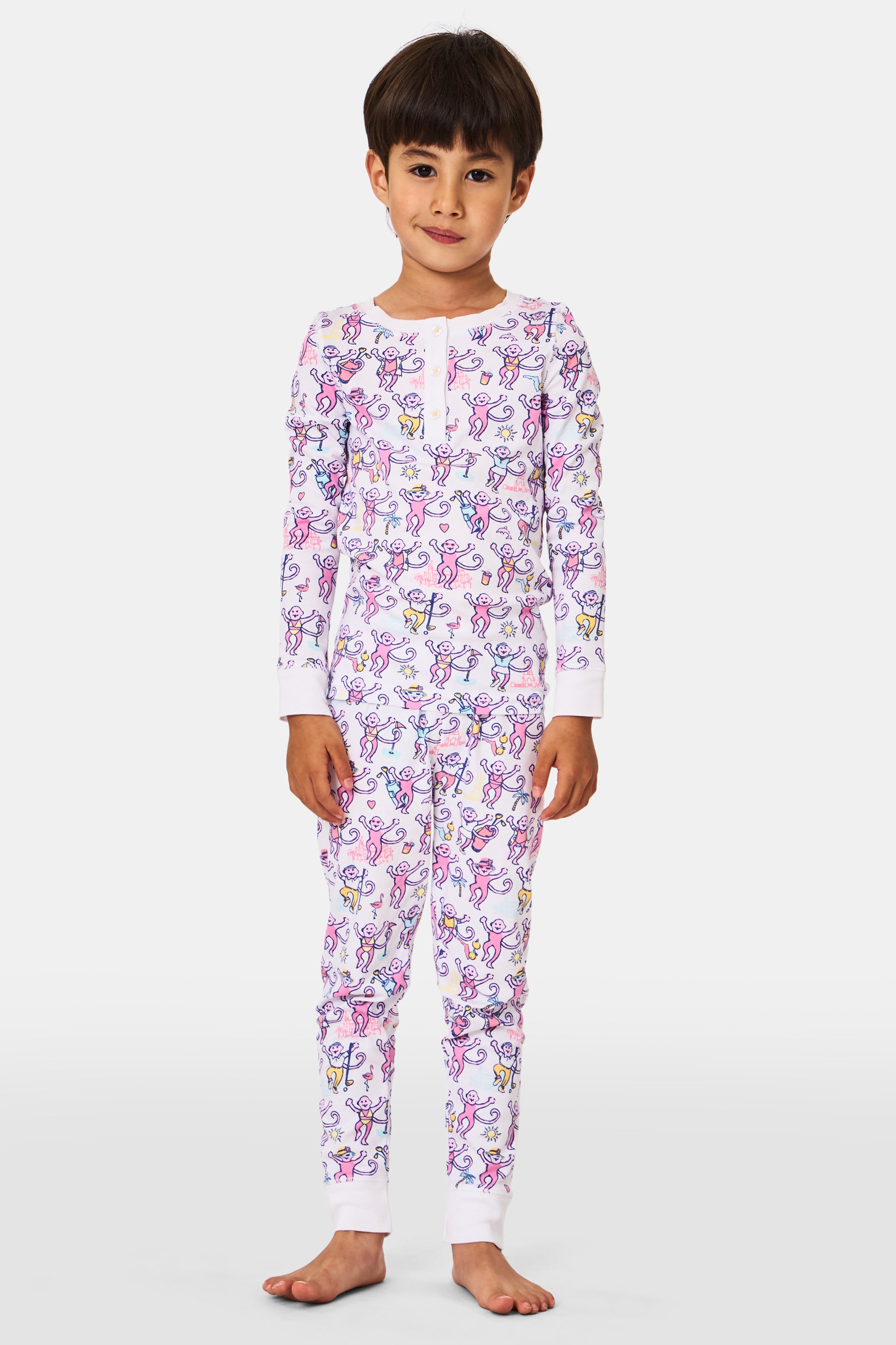 Kids Palm Beach Monkey Pajamas