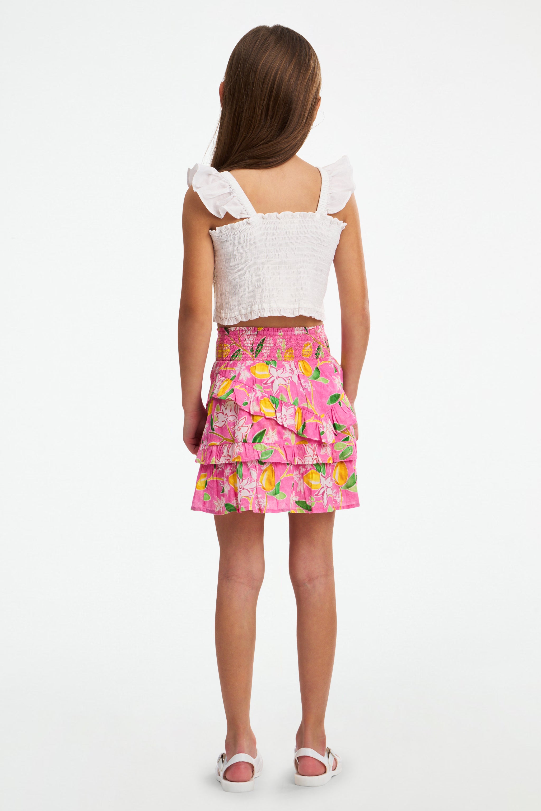 Kids Lemon Blossom Bibi Skirt