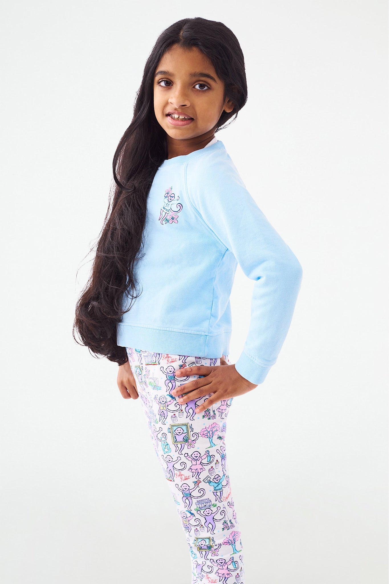 Kids Georgetown Monkey Crewneck