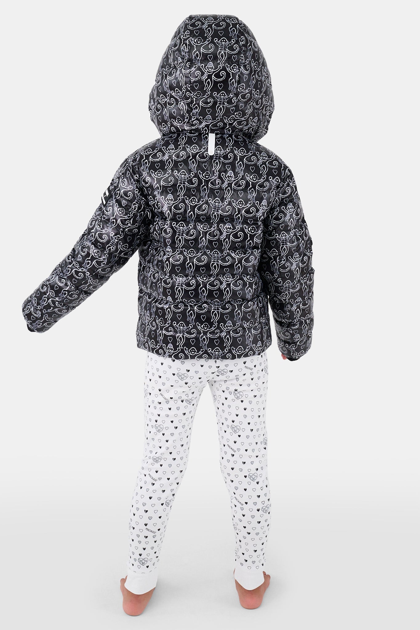 Kids Mackage Monkey Reversible Puffer