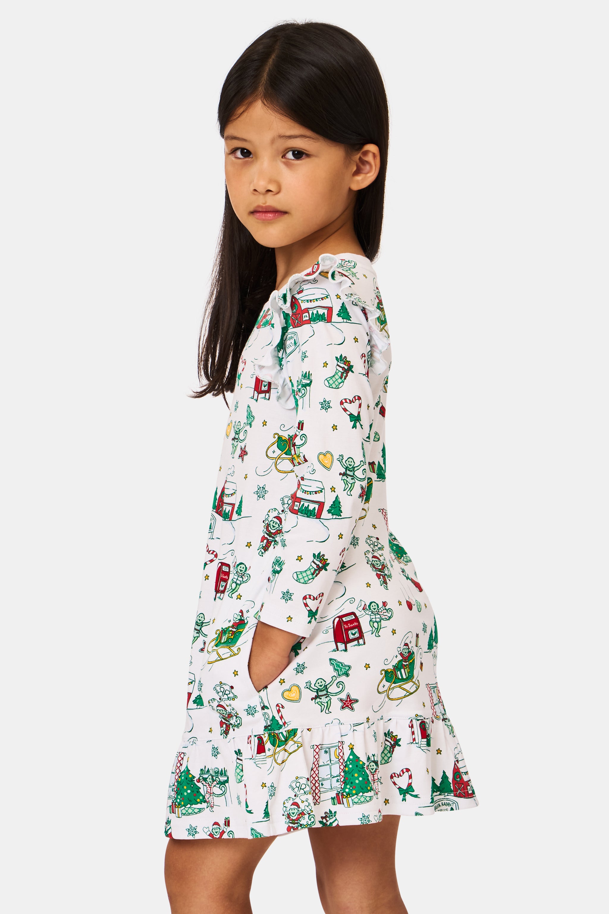Kids Snow Village Isa Dress