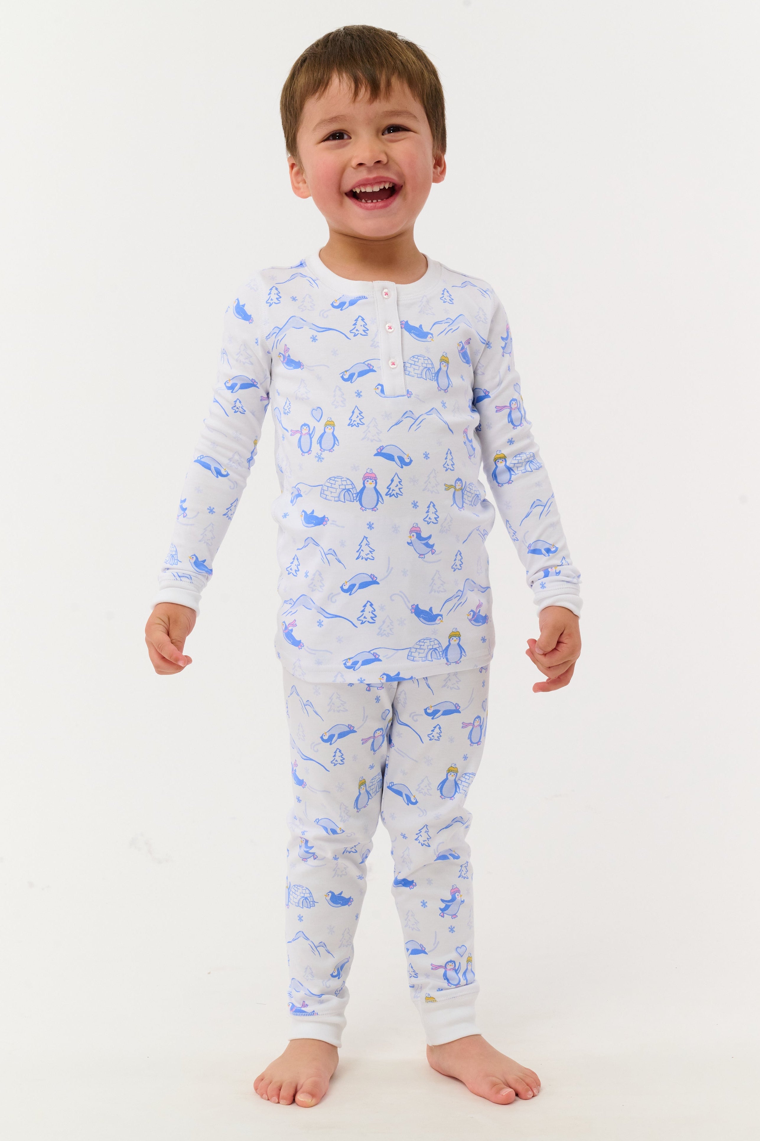 Kids Penguin Party Pajamas