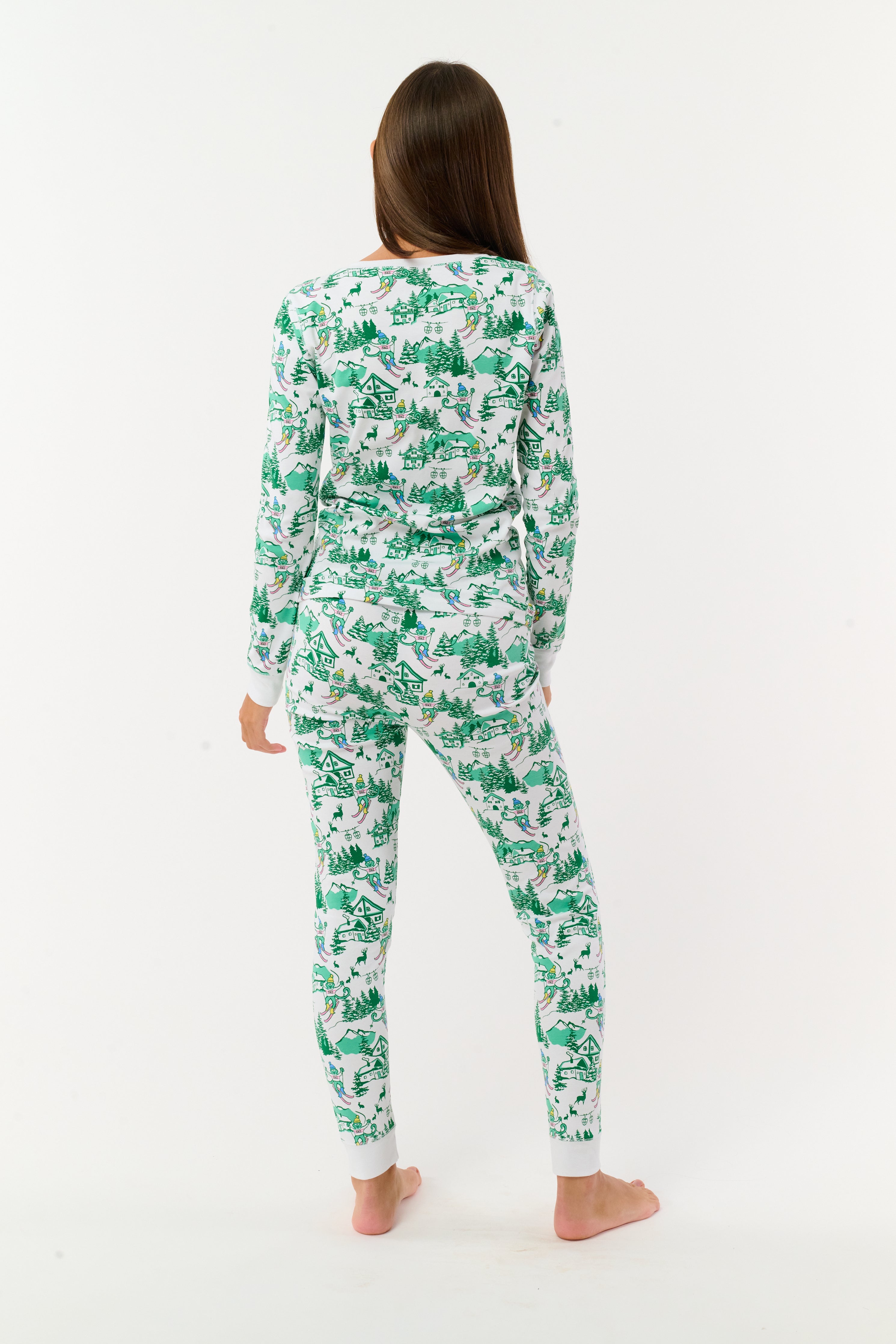Kids Ski Toile Pajamas