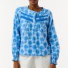 Linna Floral Jasper Top