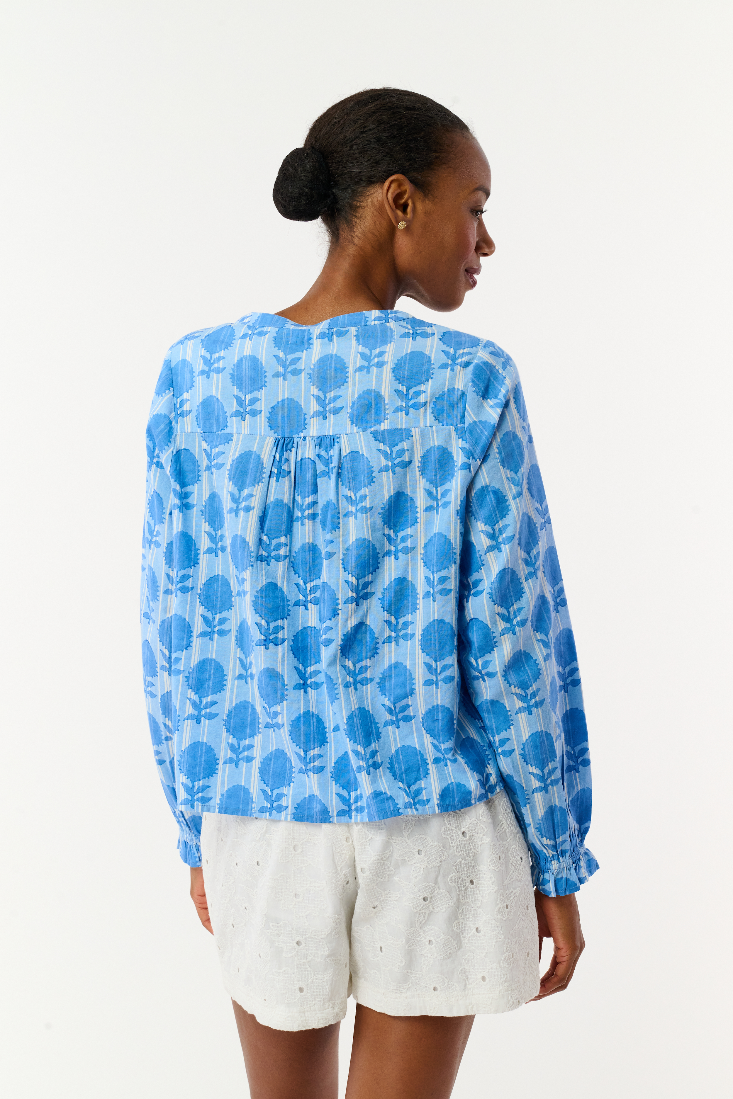Linna Floral Jasper Top