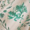 Woodland Toile Quilted Azure Mini Skirt