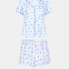 Starry Nights Lattice Polo Pajamas