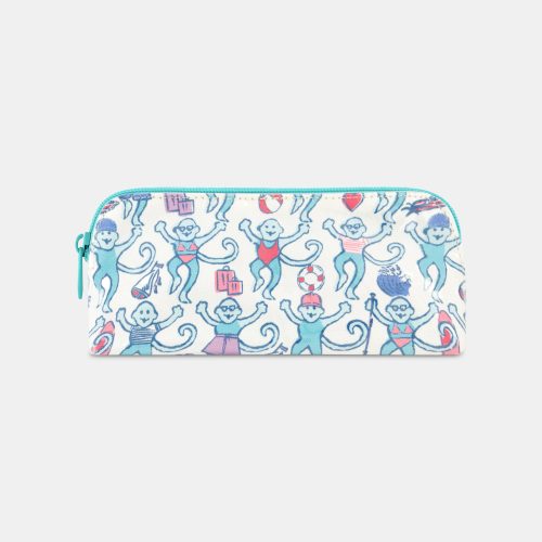 Newport Beach Monkey Makeup Bag