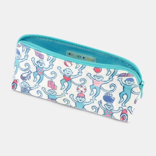 Newport Beach Monkey Makeup Bag