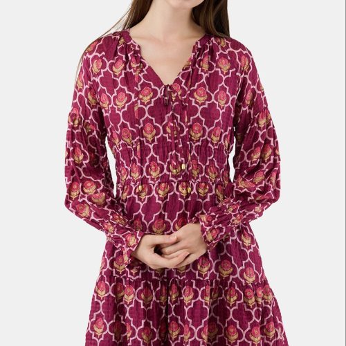 Marquis Floral Poppy Dress