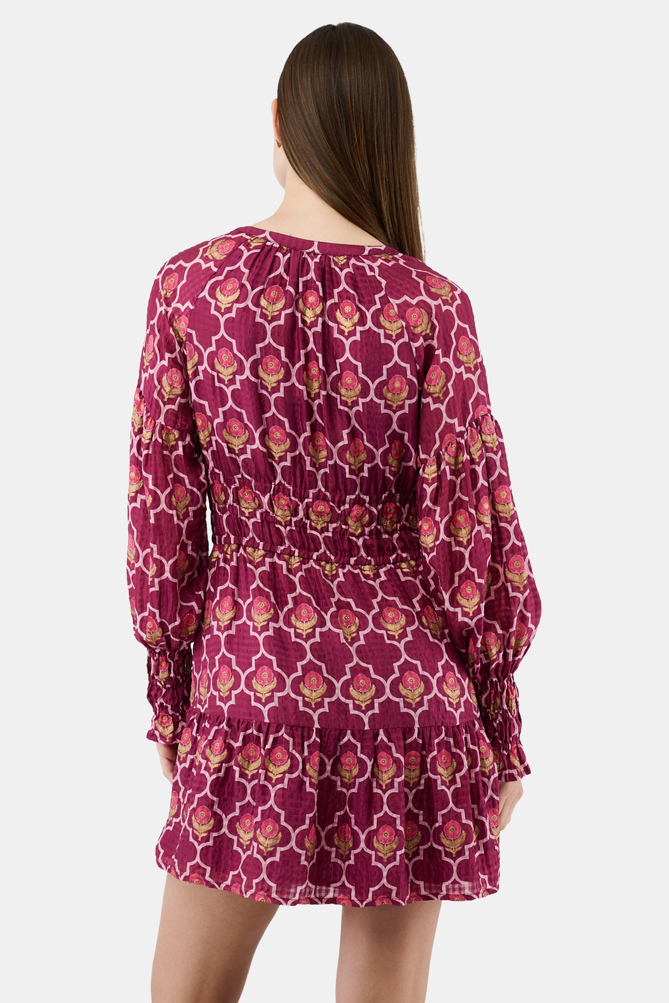 Marquis Floral Poppy Dress