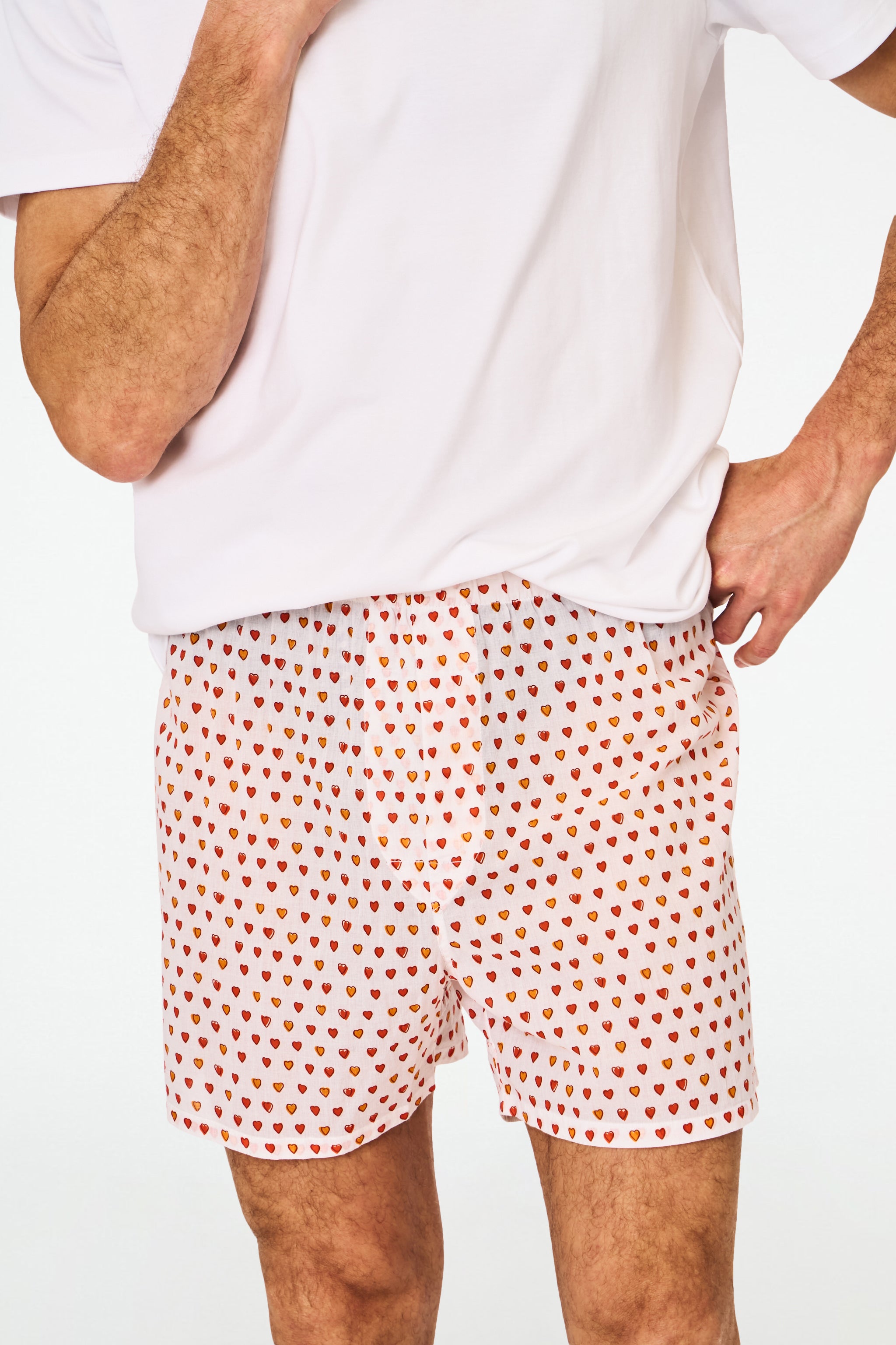Campus Mens Pop Hearts Boxers