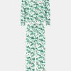 Mens Ski Toile Long Sleeve Polo Pajamas