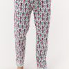 Mens Monkey Mas Patchwork Long Sleeve Polo Pajamas