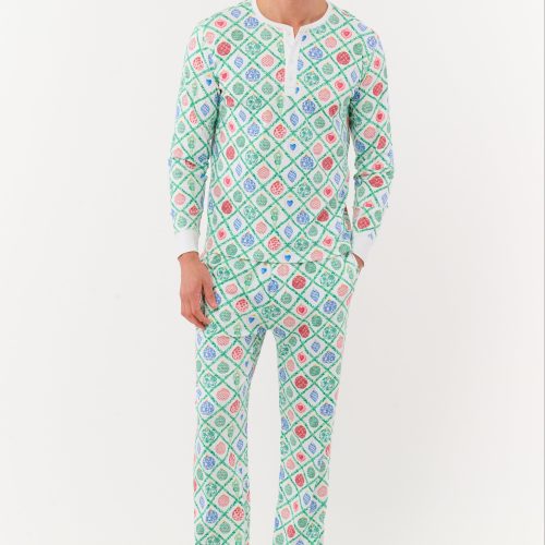 Mens Ornament Trellis Spencer Pajamas