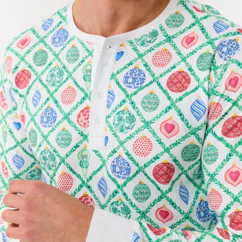Mens Ornament Trellis Spencer Pajamas
