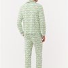 Mens Minnows Long Sleeve Polo Pajamas