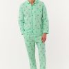 Mens Leo Gingham Loungewear