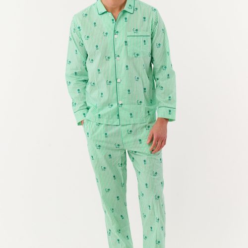 Mens Leo Gingham Loungewear