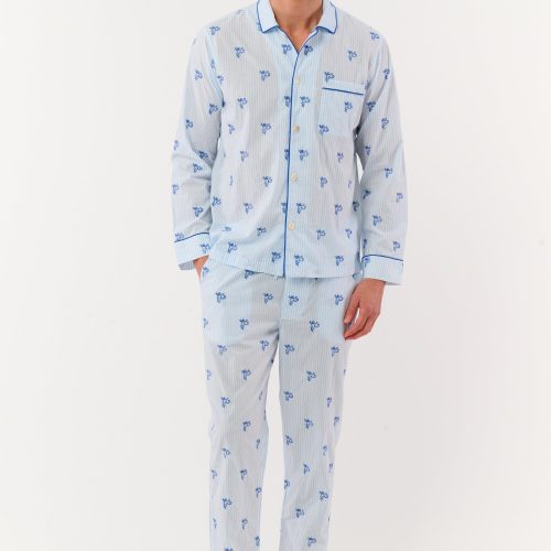 Mens Mini Monkey Stripe Loungewear