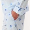 Mens Mini Monkey Stripe Loungewear