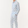 Mens Mini Monkey Stripe Loungewear