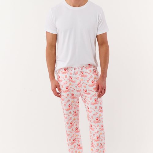 Mens Surfing Santa Troy Pajamas