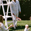 Mens Minnows Long Sleeve Polo Pajamas
